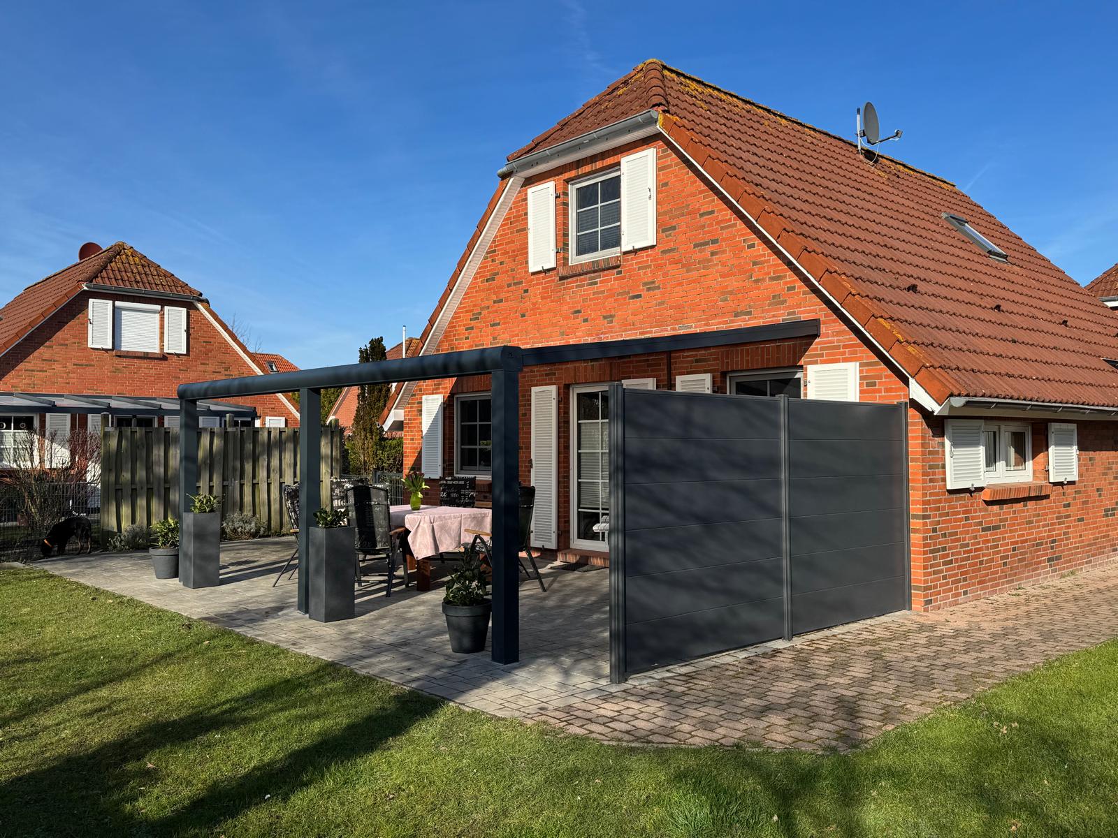 Rückansicht Terrasse